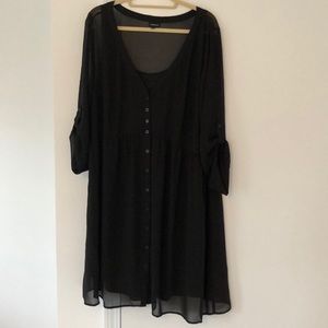 Torrid black dress sz 3
